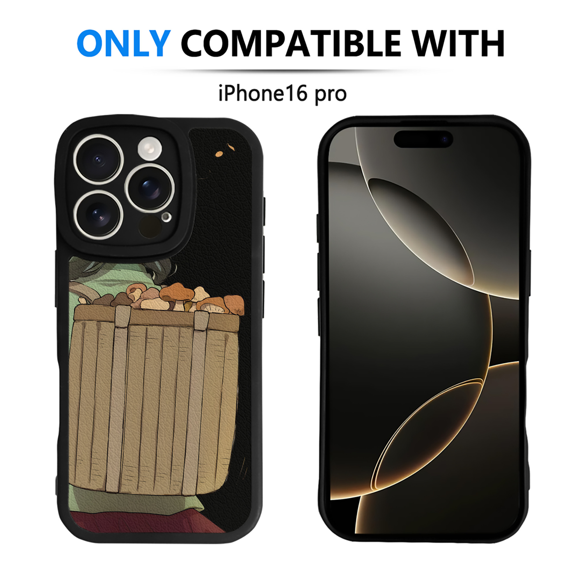 （画像用） 薬屋のひとりごと The Apothecary Diaries 【iPhone 16シリーズ対応】シリコンスマホケース（レザー調） 材質：シリコン
